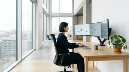 Analyse technique SEO avec graphiques de données et visualisation de crawl de site web