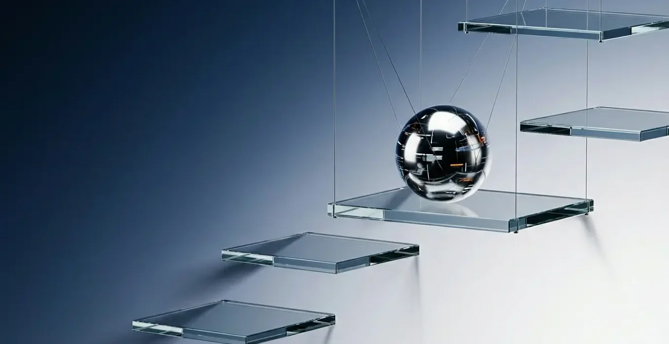 Représentation métaphorique des fluctuations de positions d'un site web dans les résultats Google