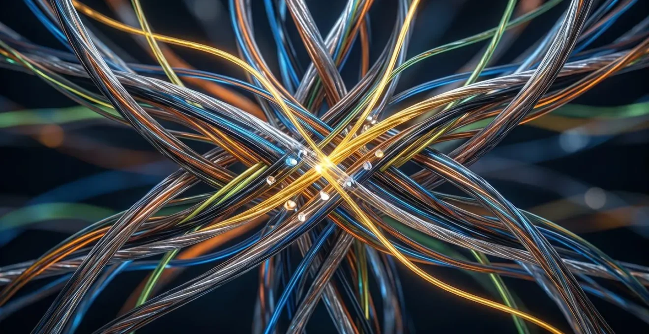 Visualisation macro de connexions entre sites web concurrents montrant les opportunités de liens manquantes