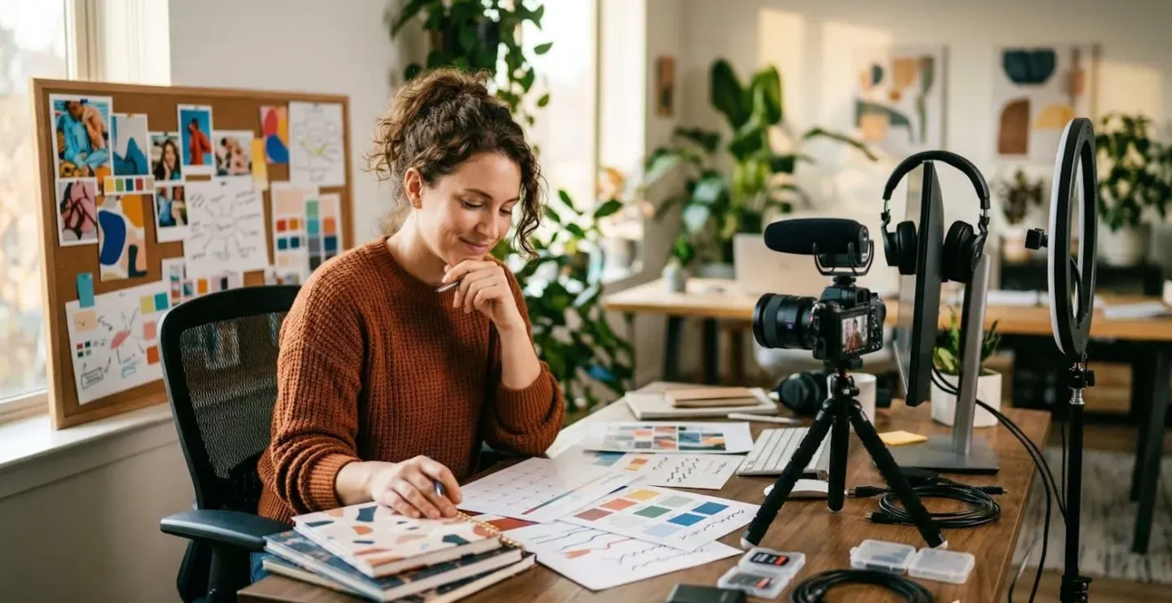 Transformation visuelle d'un blog traditionnel vers un hub média moderne multi-formats