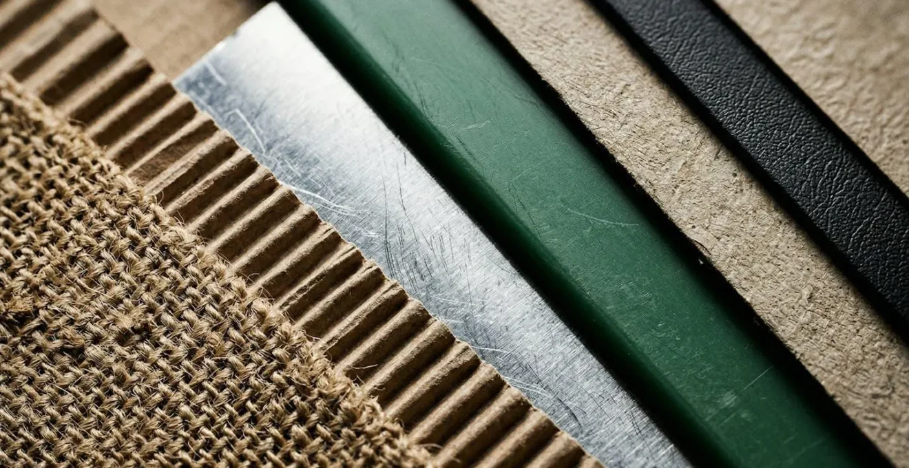 Composition macro détaillée montrant des textures et matières suggérant l'urgence et la disponibilité