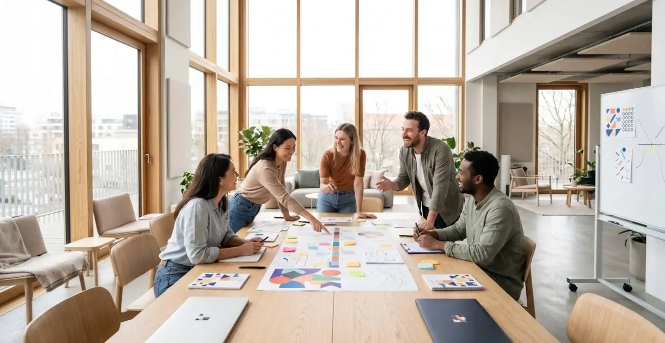 Préparation d'un événement digital collaboratif entre équipes marketing